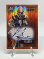 2025 Bowman University Chrome 1955 Bowman Football Autographs Luke Altmyer #55AV-LA card