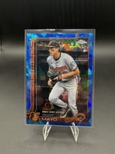 2025 Topps Chrome Update Sapphire Base Set Coby Mayo #USC94 card