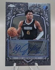 2025-26 Topps Chrome Signature Style GG Jackson II #SS-GGJ card
