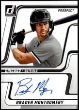 2025 Donruss Next Day Autographs Braden Montgomery #ND-BM card