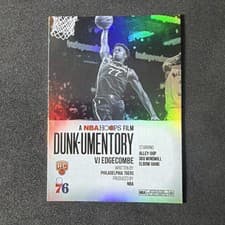 2025-26 NBA Hoops Dunkumentory VJ Edgecombe #D-13 card