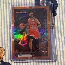 Coby White 2025 Topps NBA Hoops card