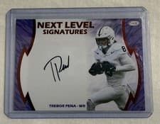 2026 SAGE Football Next Level Signatures Trebor Pena #NLS-TB card