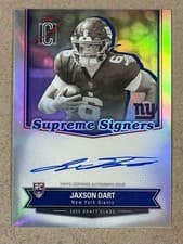 2025 Topps Signature Class Supreme Signers Jaxson Dart #SS-JDA card