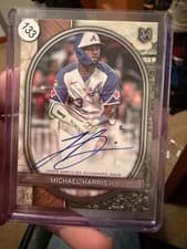 2025 Topps Museum Collection Archival Autographs Michael Harris II #AA-MHA card