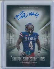 2025 Bowman University Chrome Campus Star Signatures Leshon Williams #CSS-LW card