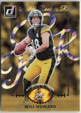 2025 Donruss Rated Rookies Retro Will Howard #15 card
