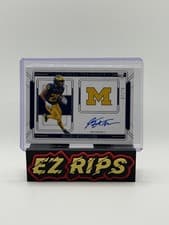 2025 Panini National Treasures Collegiate Team Logo Signatures Kalel Mullings #25 card
