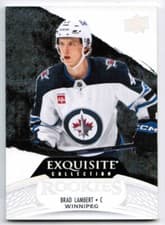 2024-25 Upper Deck Black Diamond Exquisite Collection - Rookies Brad Lambert #R-BL card