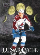 2025-26 SkyBox Metal Universe Lunar Cycle Nathan MacKinnon #LC-18 card