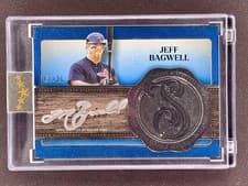 2025 Topps Five Star Silver Signatures Jeff Bagwell #FSS-JB card
