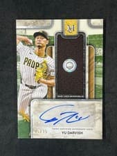 2025 Topps Museum Collection MLB Authenticated Relic Autographs Yu Darvish #MLBRA-YD card