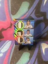 Anthony Volpe / Aaron Judge / Gleyber Torres 2024 Topps Triple Threads Relic Combo card