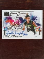 2025 Panini Impeccable WNBA Canvas Creations Jordan Horston #11 card