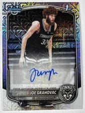 2025-26 Bowman Chrome Prospect Autographs Mojo Joe Grahovac #CPA-JG card