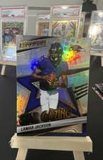 Lamar Jackson 2025 Panini Revolution Star Gazing card