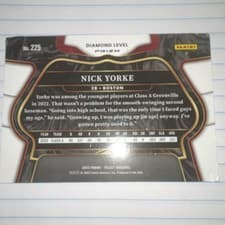 2023 Panini Select Nick Yorke #225