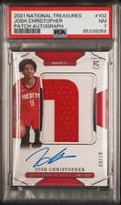 Josh Christopher 2021 Panini National Treasures card