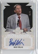2025 Leaf Spectacular Baseball Spectacular Signatures Bud Selig #S-BS1 card