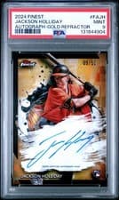 Jackson Holliday 2024 Topps Finest Autograph card