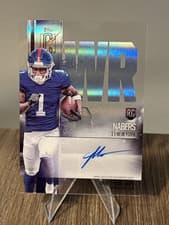 2024 Topps Signature Class Rookie Class Crystal Clear Autographs Malik Nabers #RCC-MN card