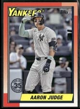 2025 Topps 1990 Topps Baseball (Series One) Aaron Judge #T90-57 card