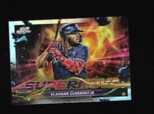 Vladimir Guerrero Jr. 2024 Topps Cosmic Chrome Supernova card