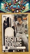 2025 Topps Update Rising Rookies Relics Jace Jung #RRR-JJ card