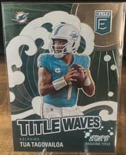Tua Tagovailoa 2024 Donruss Elite Title Waves card