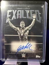 2025 Topps Exalted WWE Wrestling Black and White Signatures Chad Gable #BWS-CGE card