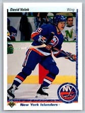 David Volek 1990 Upper Deck card