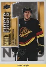 2025-26 Upper Deck NHL Firsts Elias Pettersson #NF-12 card