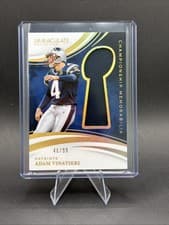2025 Panini Immaculate Championship Memorabilia Adam Vinatieri #20 card