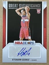 2024-25 Hoops Great SIGnificance Kyshawn George #GS-KGW card