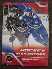Quinn Hughes 2025 Upper Deck National Hockey Card Day card