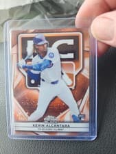 2025 Topps Chrome Black Rookie Design Variations Kevin Alcántara #45 card