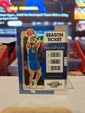 Klay Thompson 2021 Panini Contenders Optic card