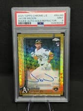2025 Topps Chrome Logofractor Edition Rookie Autographs Jacob Wilson #RA-JWI card
