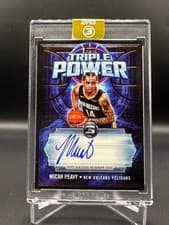 2025-26 Topps 3 Triple Power Autos Micah Peavy #TP-MP card