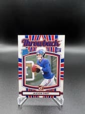 Jaxson Dart 2025 Panini Donruss Rated Rookie Throwback card