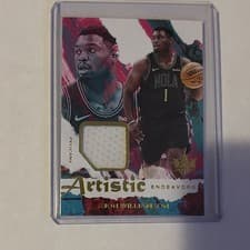 2024-25 Panini Court Kings Artistic Endeavors Relics Zion Williamson #AE-ZNW card