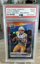 Justin Herbert 2020 Panini Donruss card