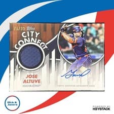 2026 Topps City Connect Swatch Autograph Relics Jose Altuve #CCAR-JA card
