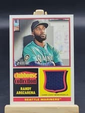 2025 Topps Heritage Clubhouse Collection Relics Randy Arozarena #CCR-RA card
