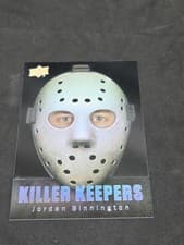 2025-26 Upper Deck Killer Keepers Jordan Binnington #KK-13 card
