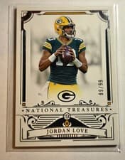 2025 Panini National Treasures Base Set Jordan Love #36 card