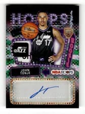 2025-26 NBA Hoops Hoops Rookie First Signs John Tonje #HFS-JT card