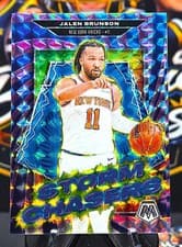 2024-25 Panini Mosaic Storm Chasers Jalen Brunson #19 card