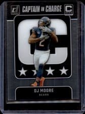 2024 Clearly Donruss Captain In Charge DJ Moore #3 card