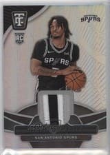 2024-25 Panini Totally Certified Totally Certified Materials Stephon Castle #TCM-STC card